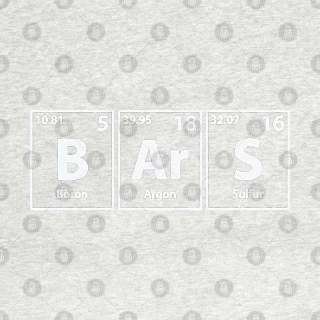 Bars (B-Ar-S) Periodic Elements Spelling by cerebrands